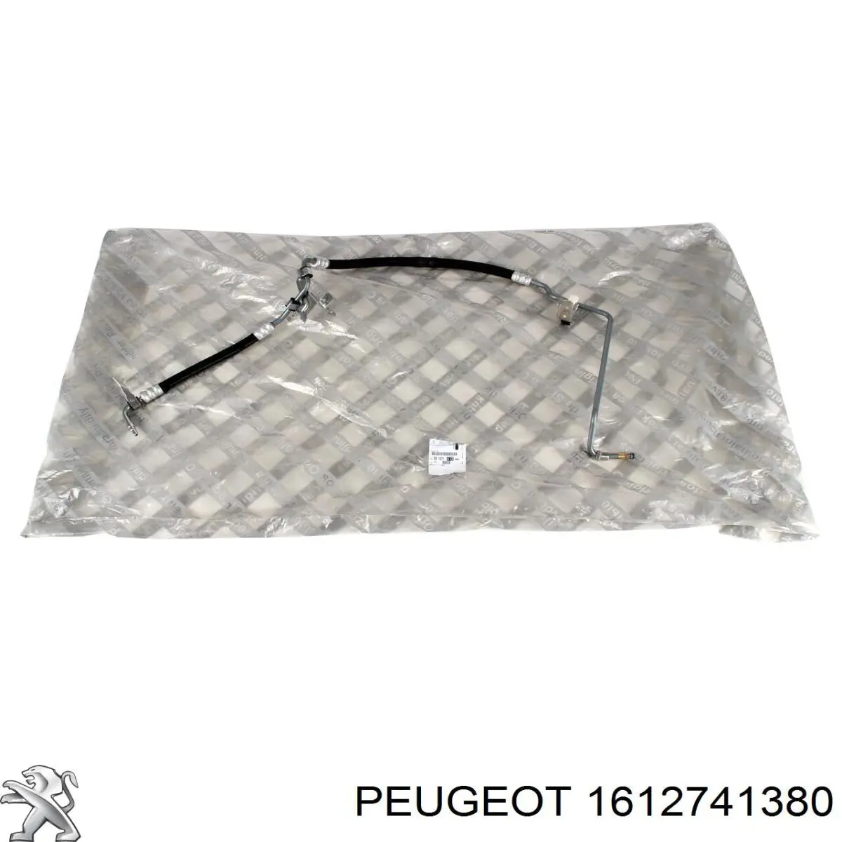 Manguera de alta presion de direccion, hidráulica 1612741380 Peugeot/Citroen