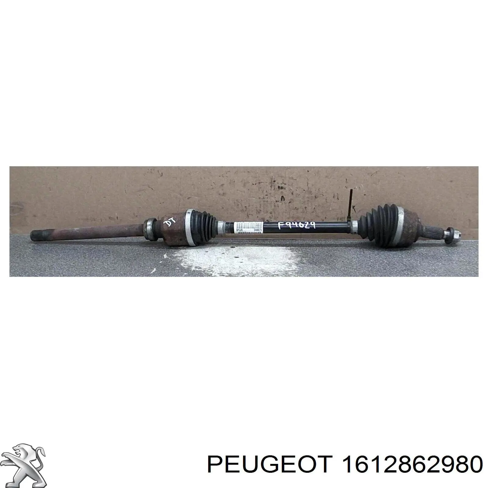 95526682 Peugeot/Citroen árbol de transmisión delantero derecho