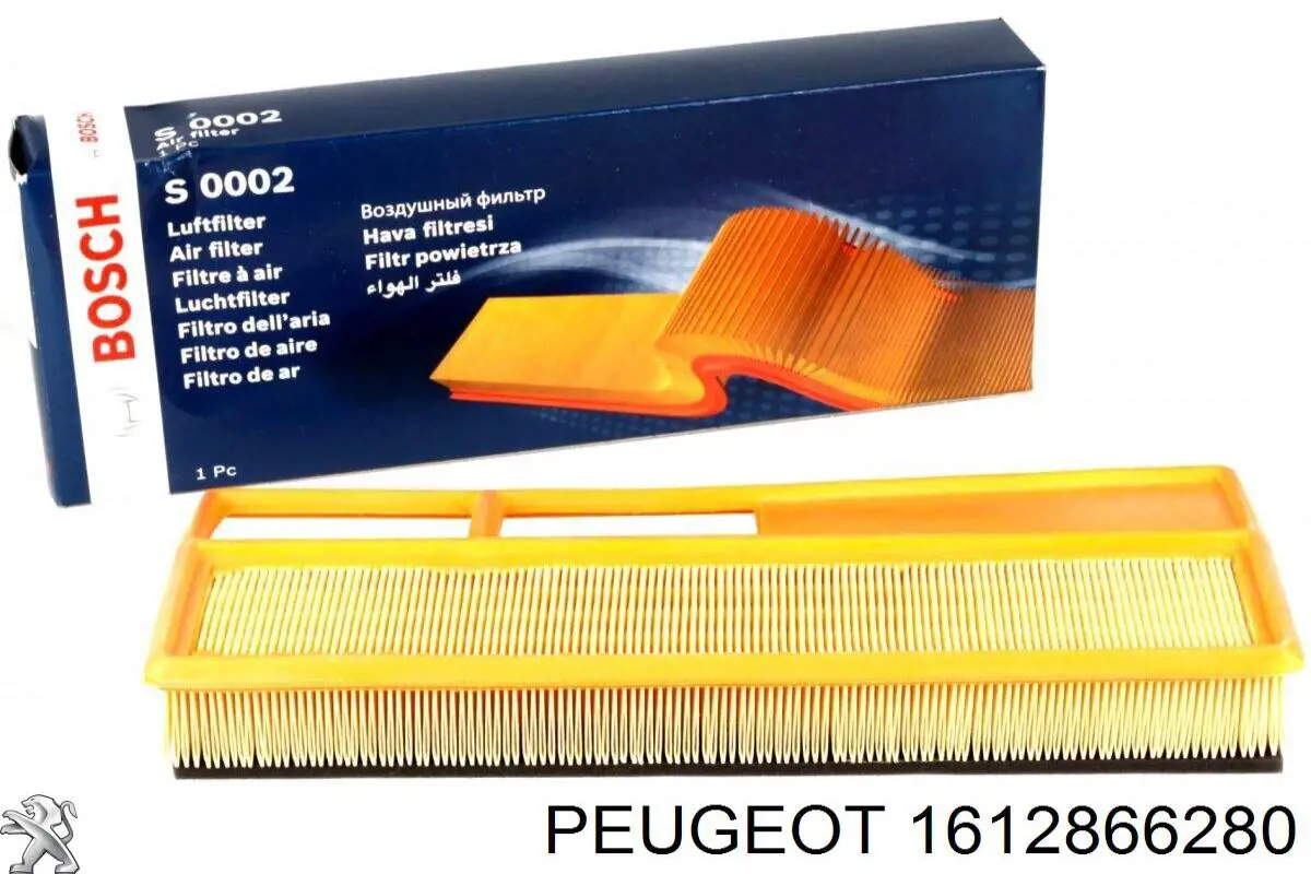 Filtro de aire 1612866280 Peugeot/Citroen