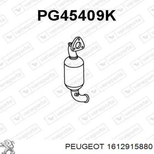 00001706F6 Peugeot/Citroen catalizador