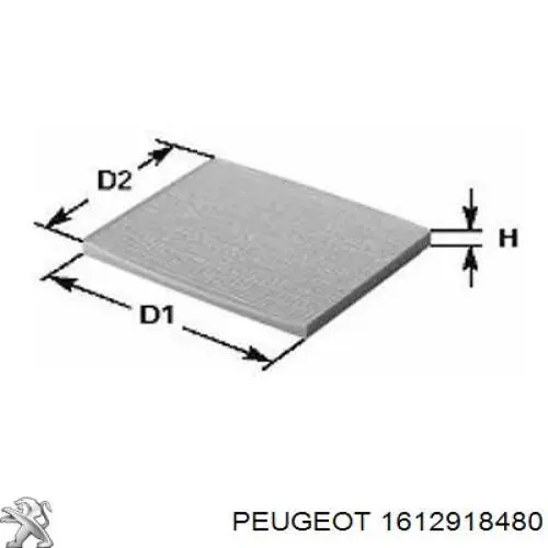 1612918480 Peugeot/Citroen filtro habitáculo