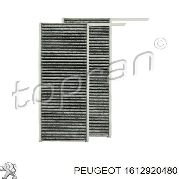 Comprar 1612920480 Peugeot/Citroen Filtro de aire del habitáculo
