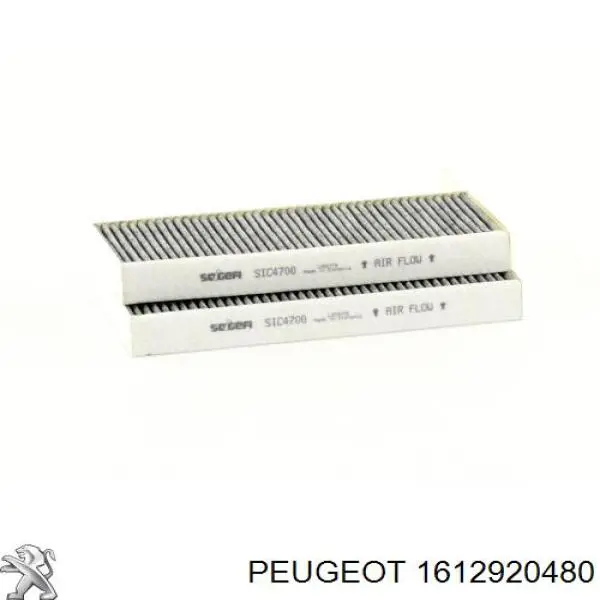 Filtro de cabina Peugeot/Citroen 1612920480 precio, desde 13,64 EUR