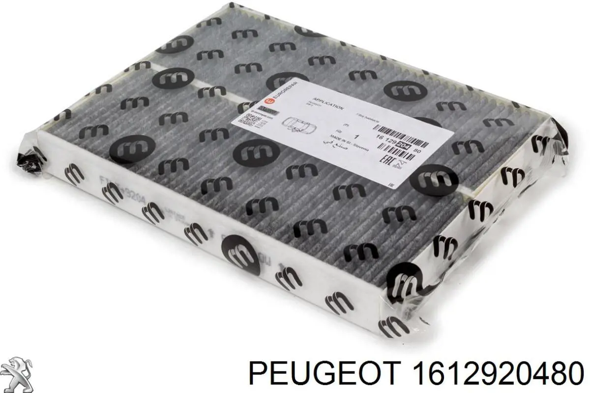 Filtro de habitáculo 1612920480 Peugeot/Citroen