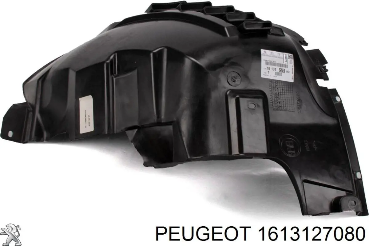 1613127080 Peugeot/Citroen guardabarros interior, aleta delantera, derecho