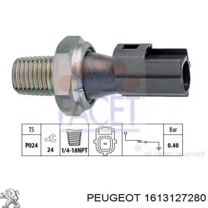 1613127280 Peugeot/Citroen guardabarros interior, aleta delantera, derecho