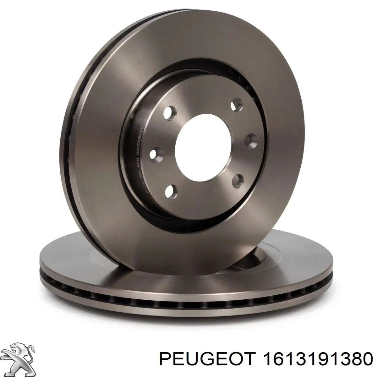 Disco de freno 1613191380 Peugeot/Citroen