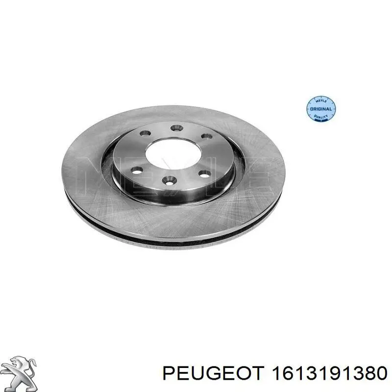 Disco de freno delantero Peugeot/Citroen 1613191380