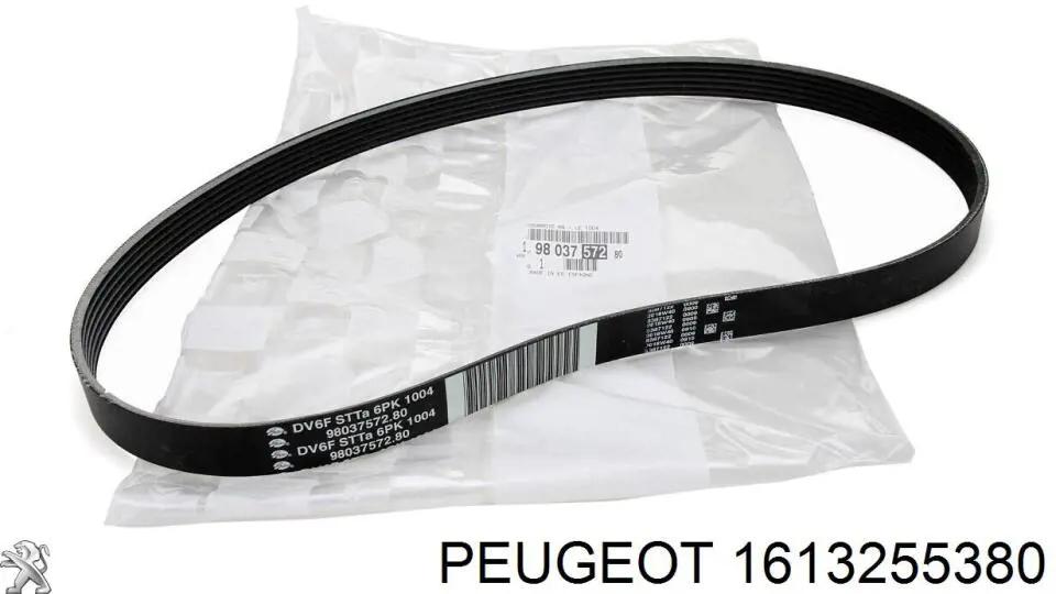 1613255380 Peugeot/Citroen tensor de correa, correa poli v