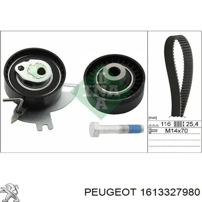 Comprar 1613327980 Peugeot/Citroen Kit de correa de distribución