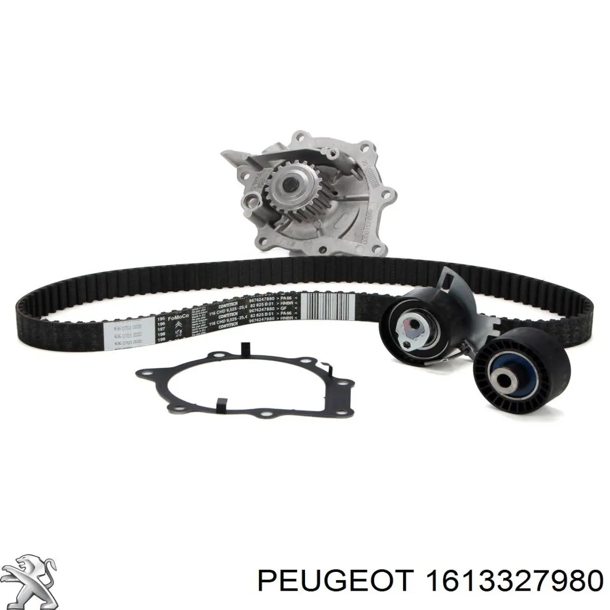 1613327980 Peugeot/Citroen Kit correa de distribución