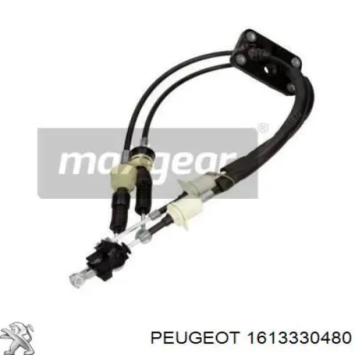 1613330480 Peugeot/Citroen cables de accionamiento, caja de cambios