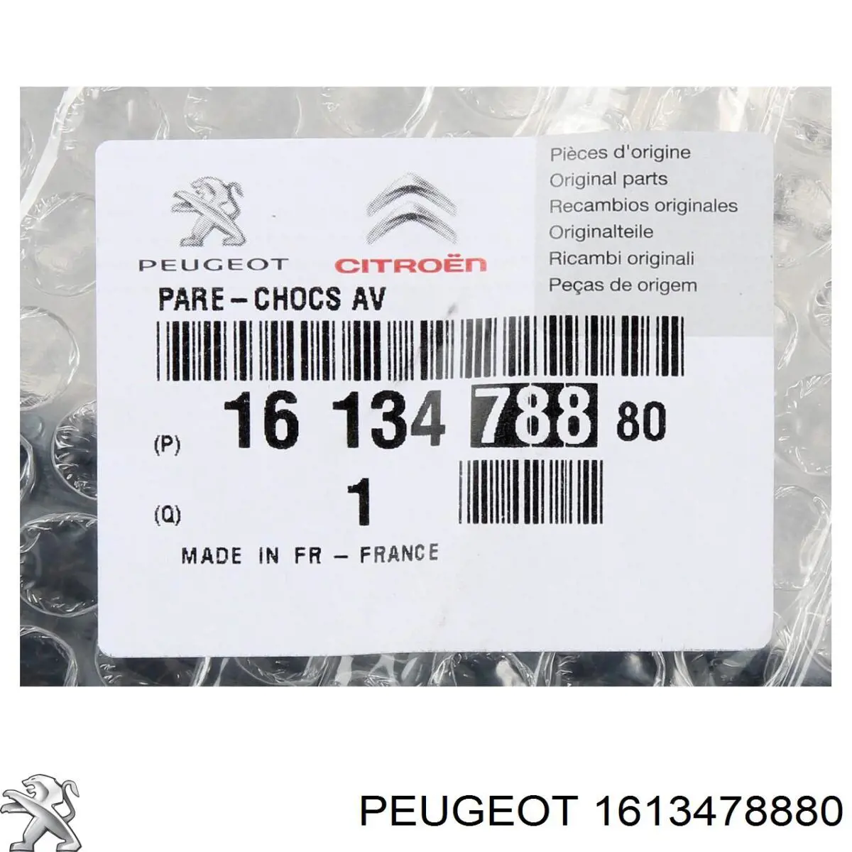 Parachoques delantero Peugeot/Citroen 1613478880 precio, desde 158,83 EUR