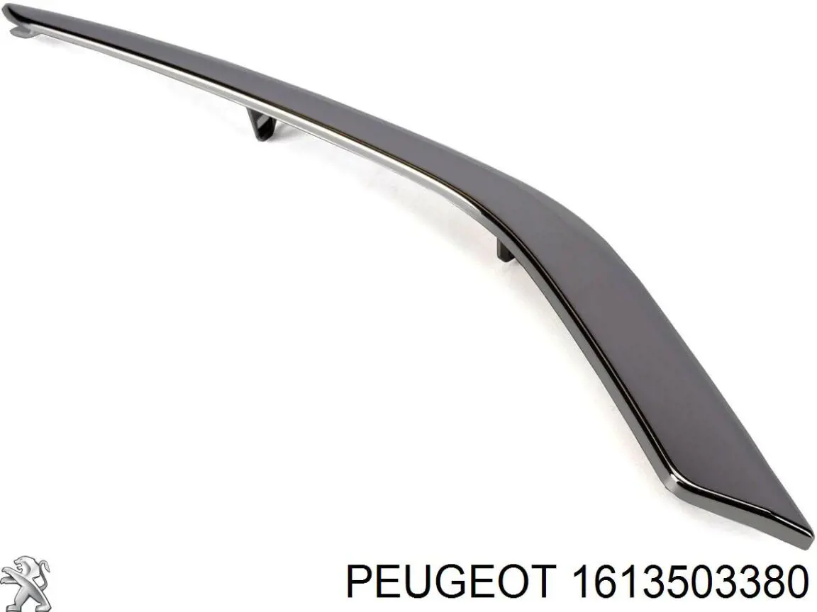 Moldura del parachoques delantero derecho Peugeot/Citroen 1613503380 precio, desde 15,27 EUR