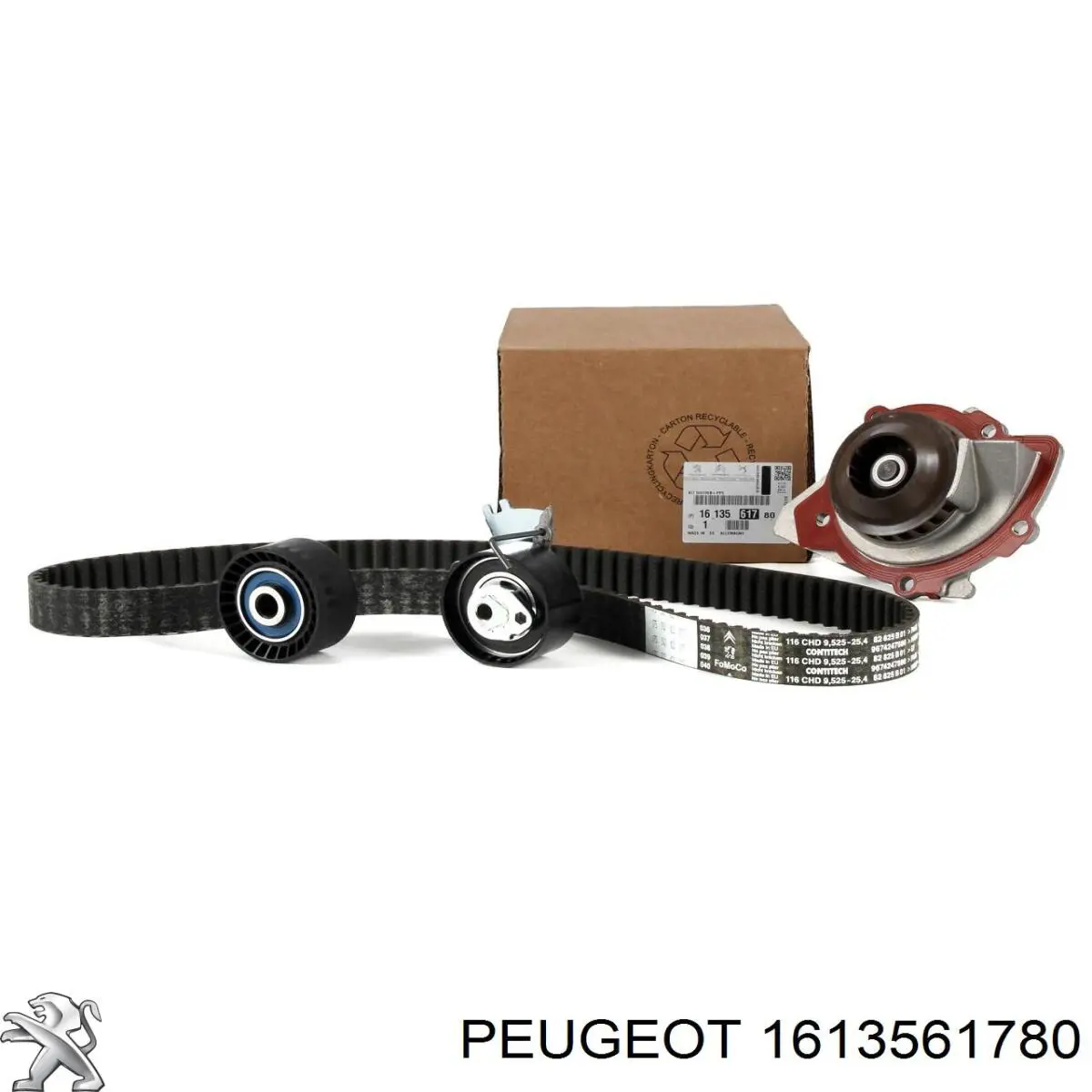 1613561780 Peugeot/Citroen Kit correa de distribución