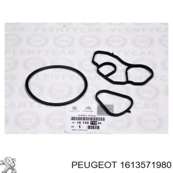 1613571980 Peugeot/Citroen junta, adaptador de filtro de aceite