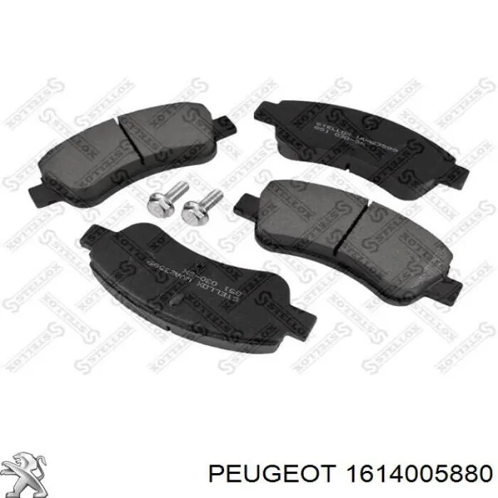 Pastillas freno delanteras Peugeot/Citroen 1614005880 precio, desde 22,64 EUR