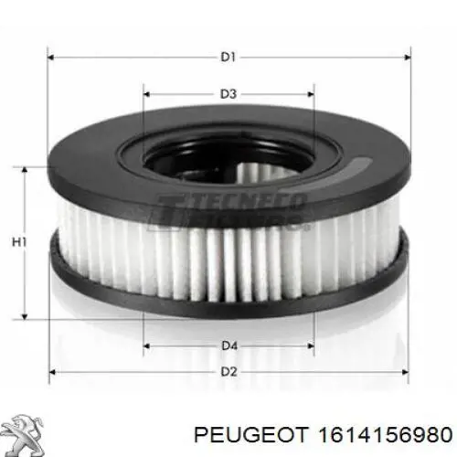 Comprar 1614156980 Peugeot/Citroen Filtro de ventilación del cárter
