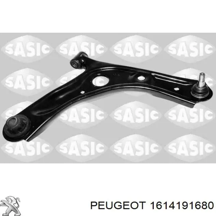 1614191680 Peugeot/Citroen barra oscilante, suspensión de ruedas delantera, inferior derecha