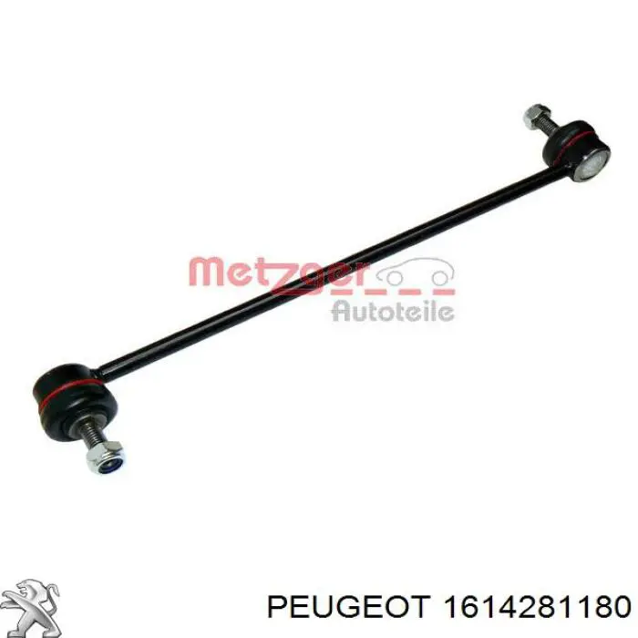 Soporte de la barra estabilizadora delantera Peugeot/Citroen 1614281180