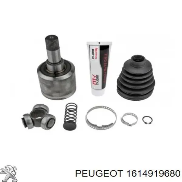 1614919680 Peugeot/Citroen árbol de transmisión delantero izquierdo