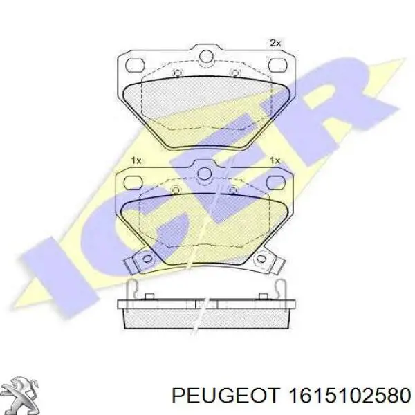 1615102580 Peugeot/Citroen Conector de calefacción del filtro de combustible