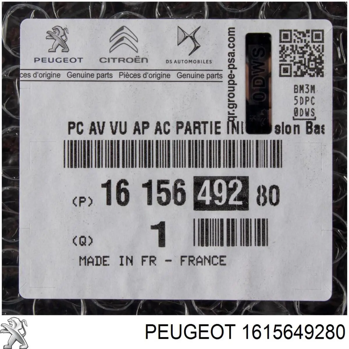 Paragolpes 1615649280 Peugeot/Citroen