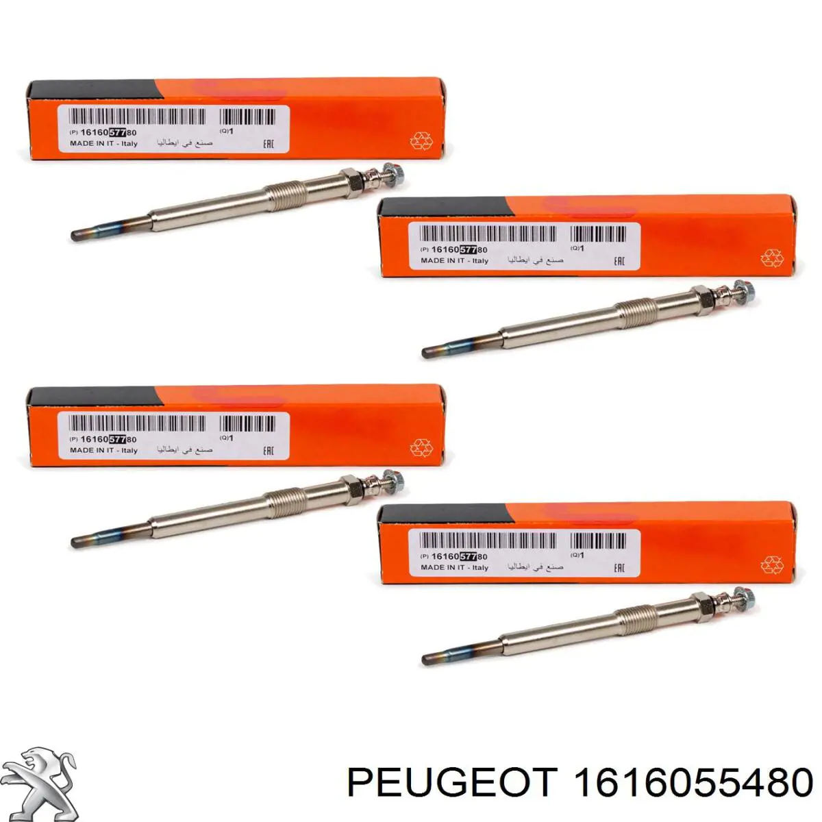 Bujía de incandescencia Peugeot 206 2A/C