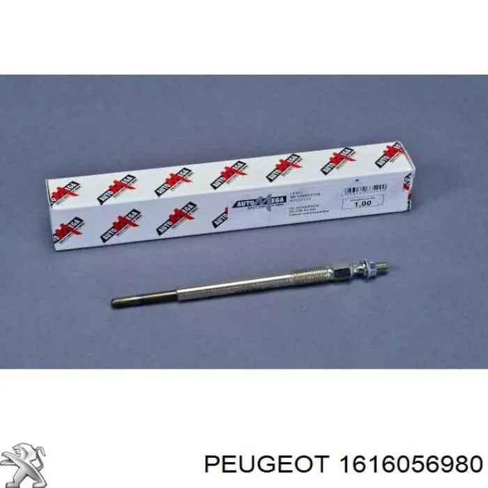 Bujía de incandescencia Peugeot 207 WA, WC