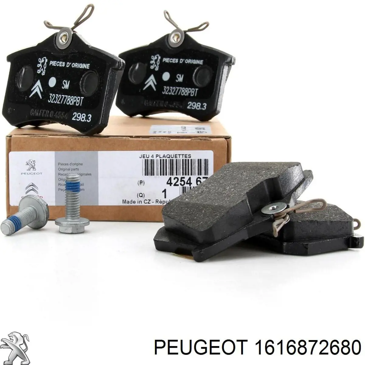Pastillas traseras de freno Peugeot/Citroen 1616872680 precio, desde 29,22 EUR