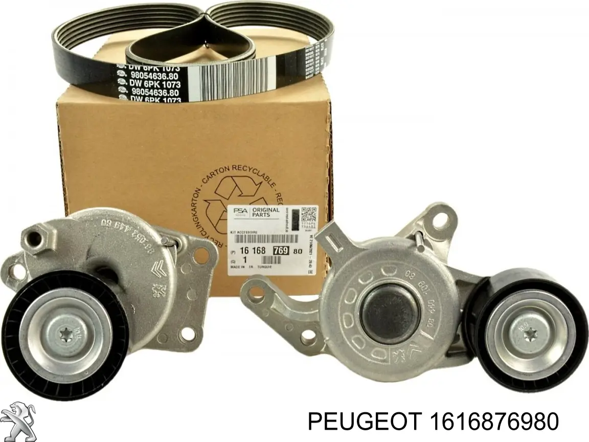 1616876980 Peugeot/Citroen Correa de transmisión, completo