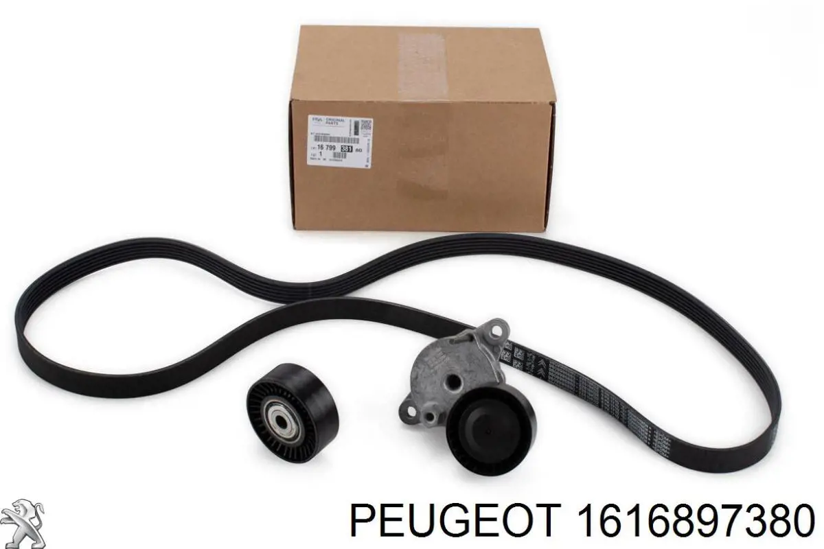 1616897380 Peugeot/Citroen tensor de correa, correa poli v