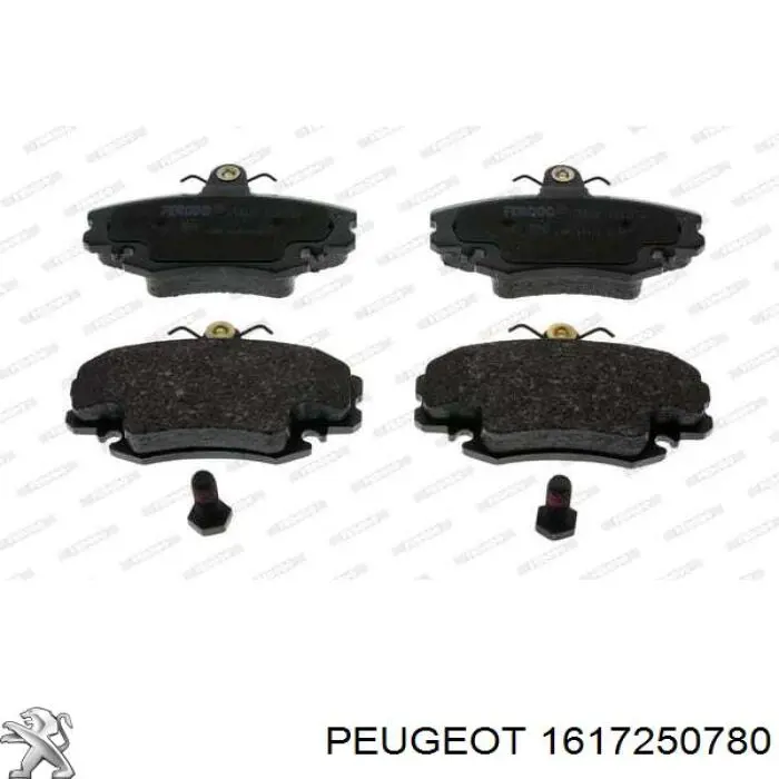 1617250780 Peugeot/Citroen pastillas de freno delanteras