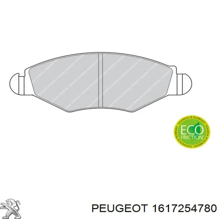 1617254780 Peugeot/Citroen Pastillas delanteras
