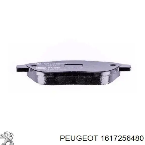 Pastillas de freno 1617256480 Peugeot/Citroen