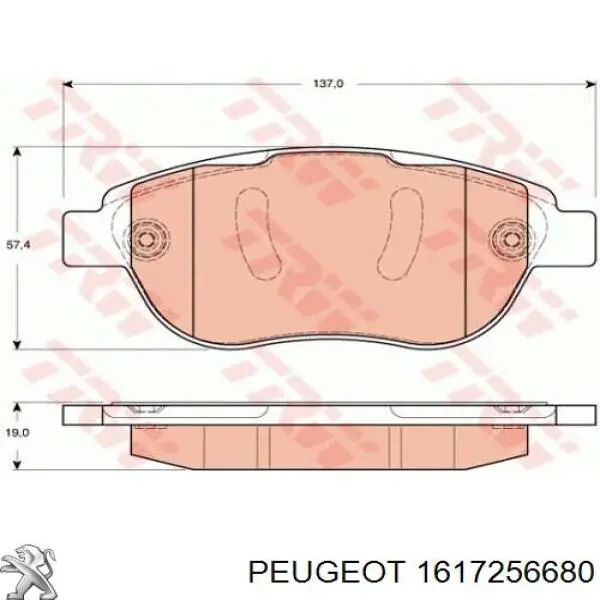 Pastillas de freno delanteras Citroen C3 1 FC