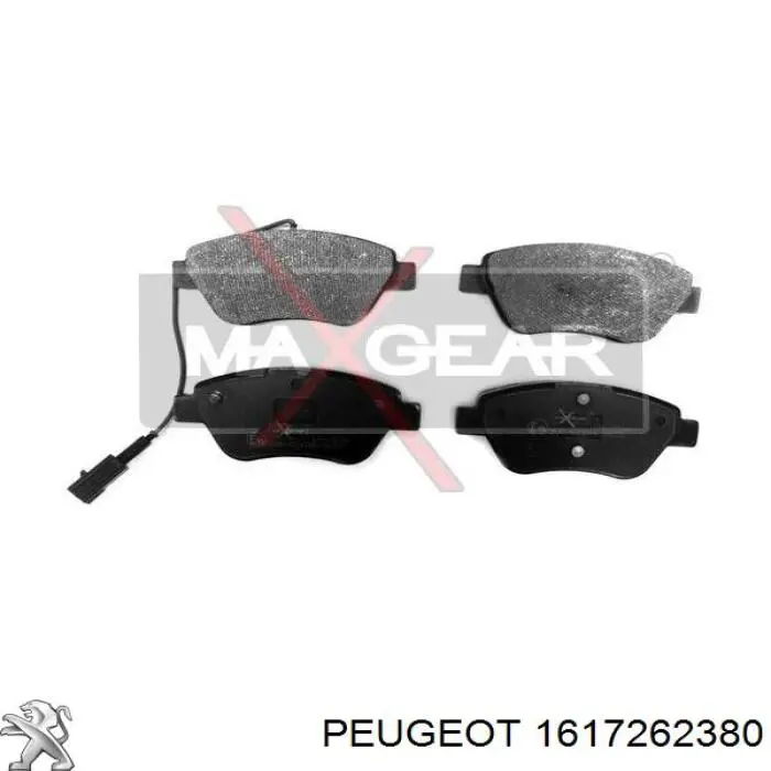 1617262380 Peugeot/Citroen Pastillas delanteras