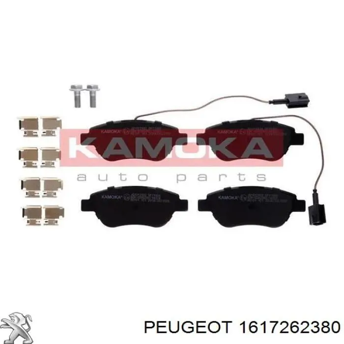 Pastillas de freno 1617262380 Peugeot/Citroen