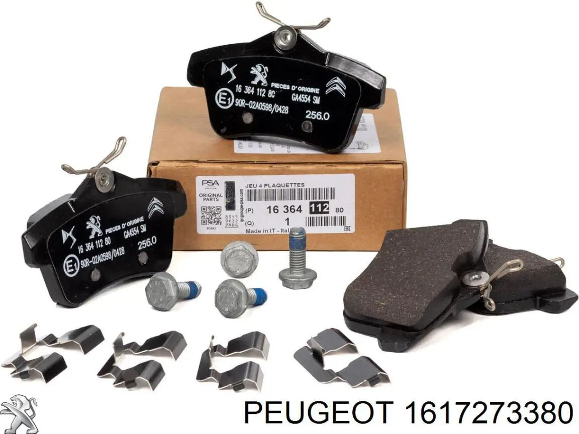 1617273380 Peugeot/Citroen pastillas de freno delanteras