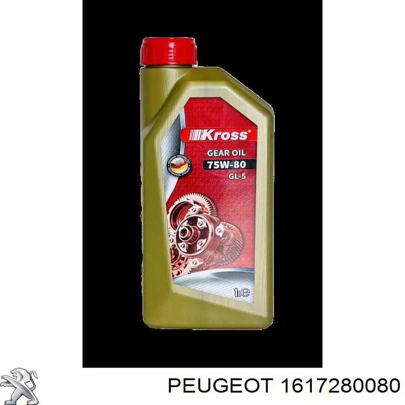1617280080 Peugeot/Citroen pastillas de freno traseras