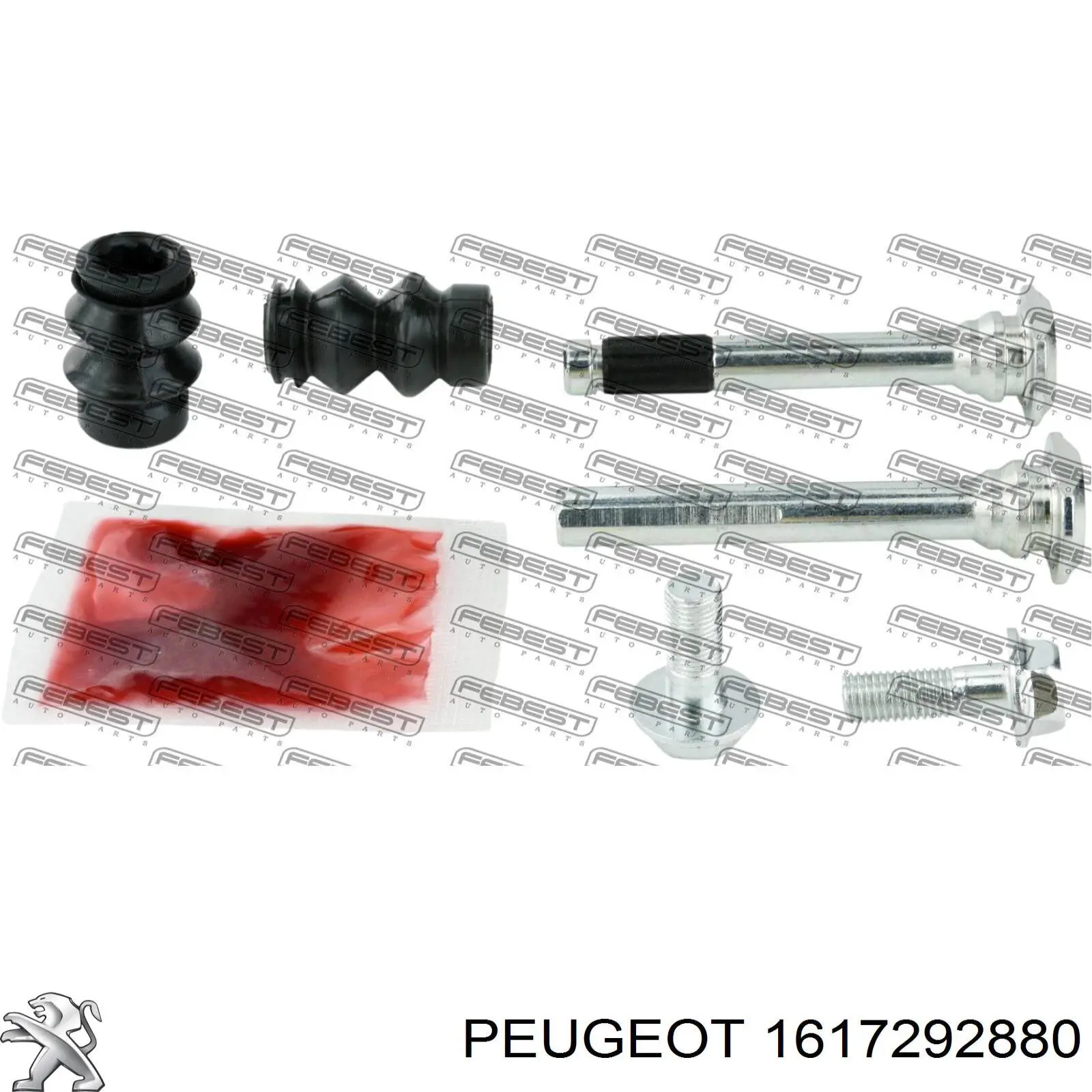 1617292880 Peugeot/Citroen juego de reparación, pinza de freno delantero