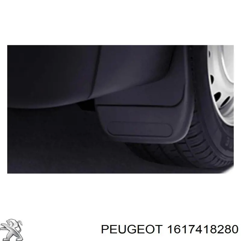 1617418280 Peugeot/Citroen Soporte derecho del radiador (panel de montaje para faros)