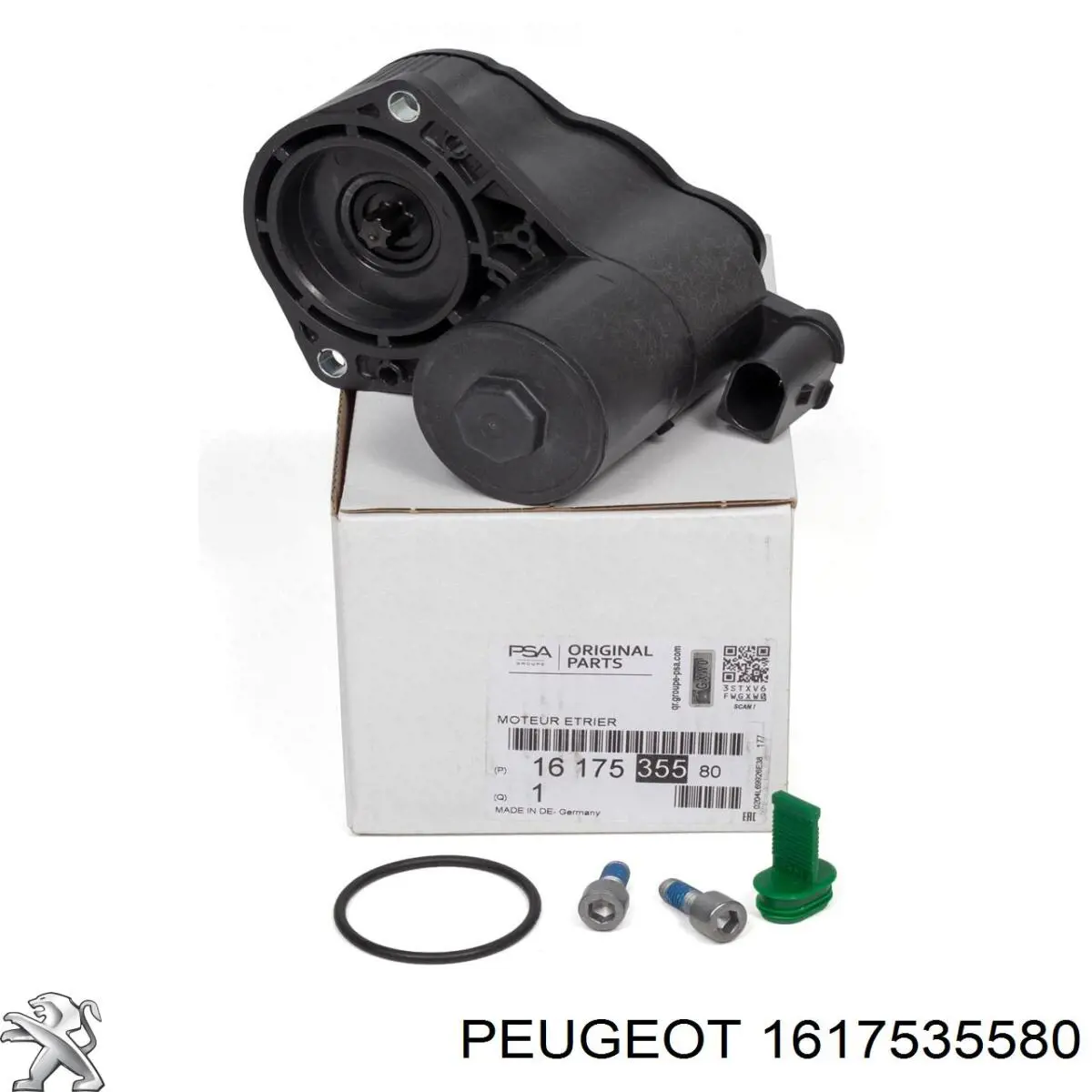 1617535580 Peugeot/Citroen Motor del actuador de la pinza de freno trasera