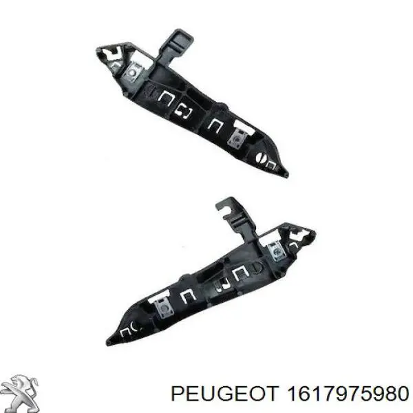 1617975980 Peugeot/Citroen Kit de soportes/fijaciones del parachoques delantero
