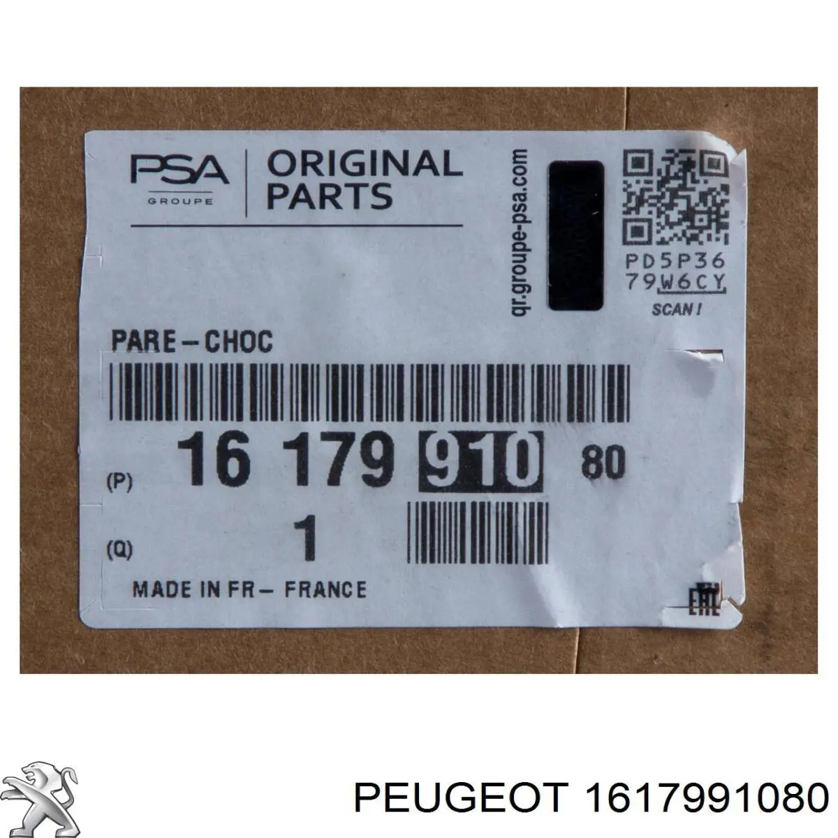 Paragolpes Peugeot/Citroen 1617991080 precio, desde 242,67 EUR