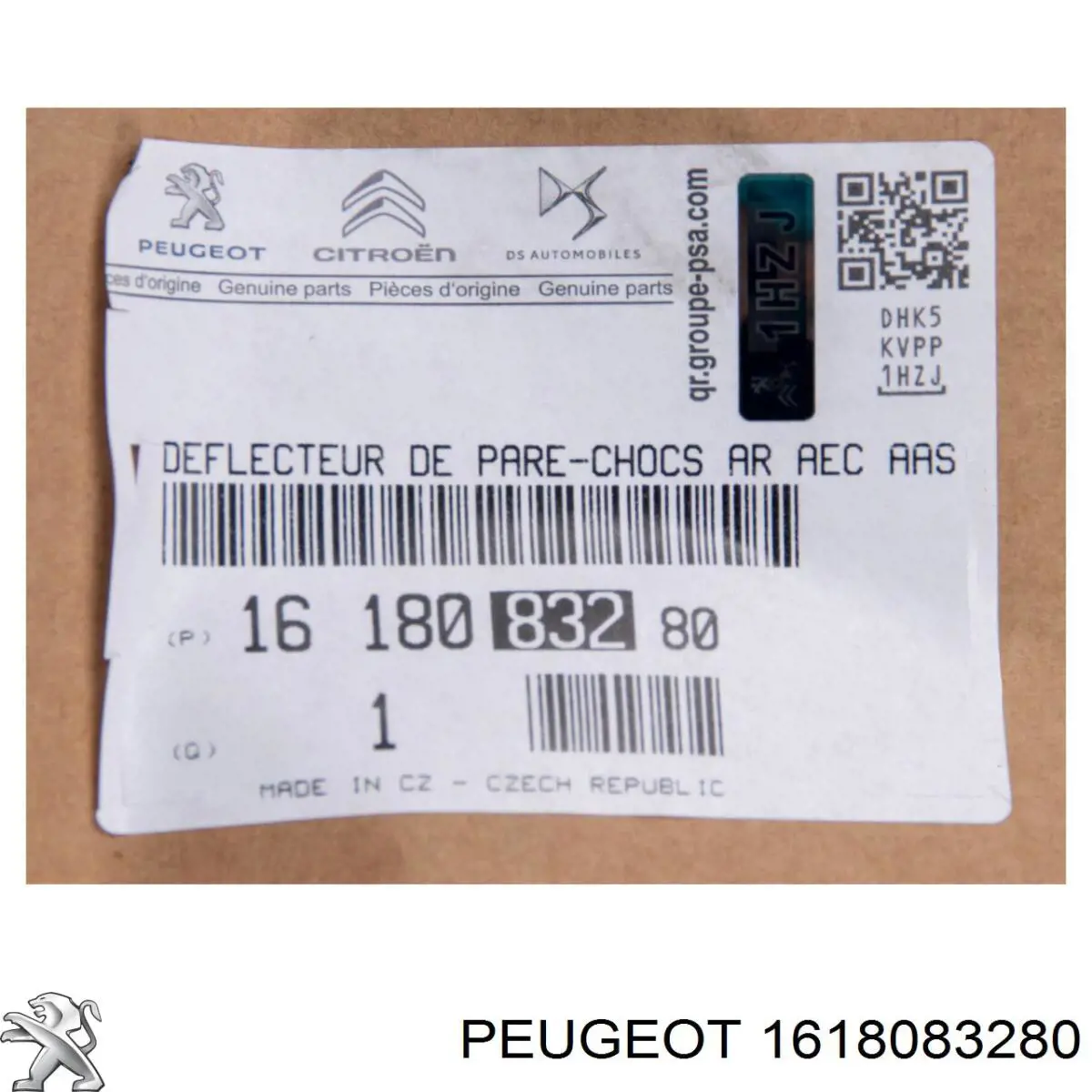 1618083280 Peugeot/Citroen Defensa trasero
