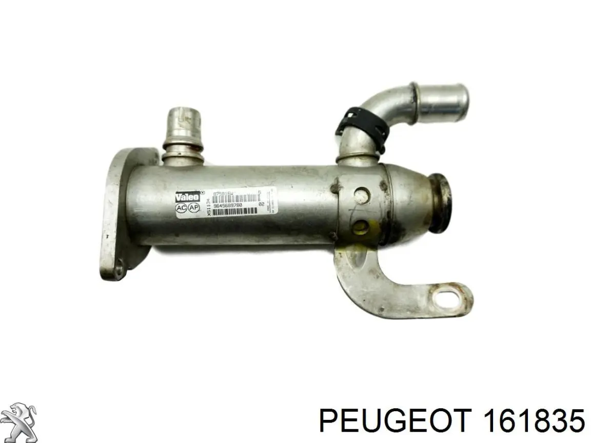 161835 Peugeot/Citroen enfriador egr de recirculación de gases de escape