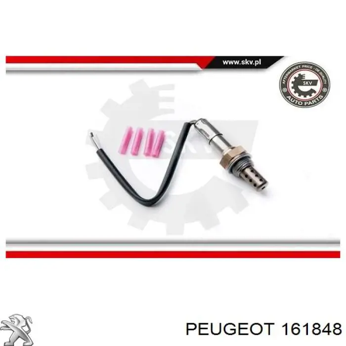 Sonda lambda, sensor de oxígeno antes del catalizador derecho 161848 Peugeot/Citroen