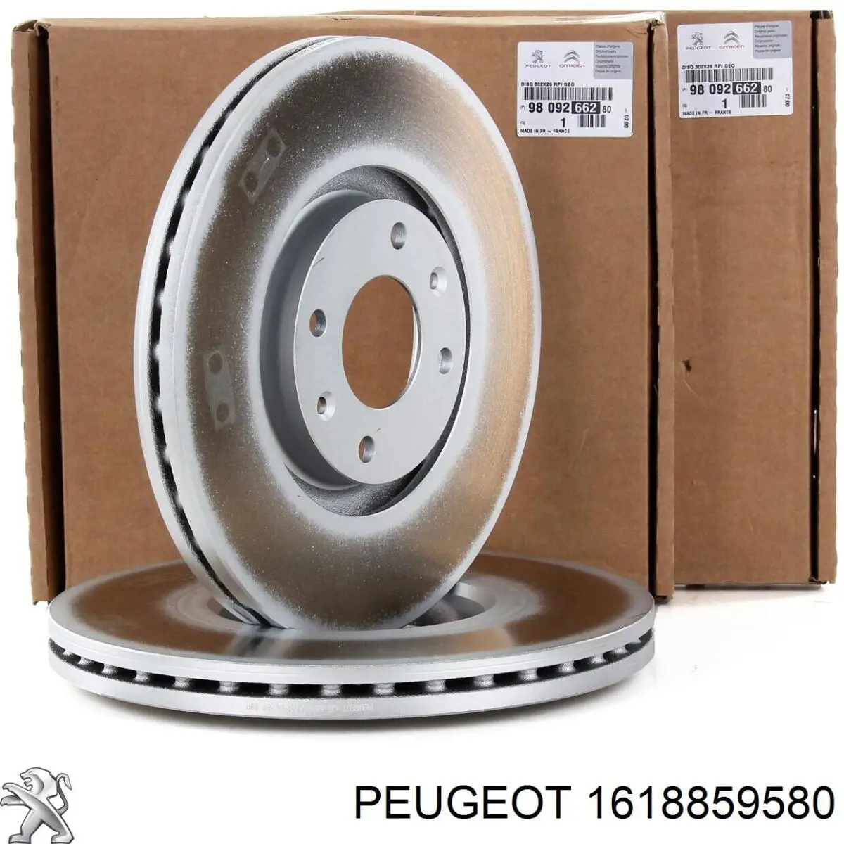 Comprar 1618859580 Peugeot/Citroen Freno de disco delantero
