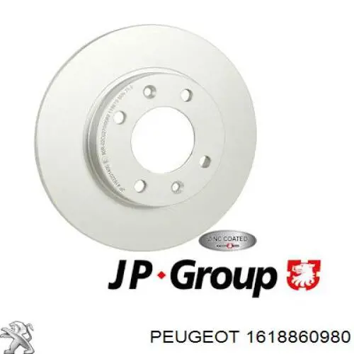 Disco de freno trasero Peugeot 206 2A/C